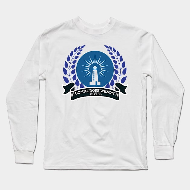 Commodore Wilson Hotel Long Sleeve T-Shirt by Martin & Brice